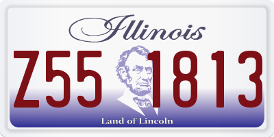 IL license plate Z551813