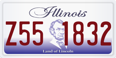 IL license plate Z551832