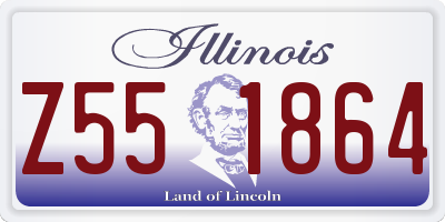 IL license plate Z551864