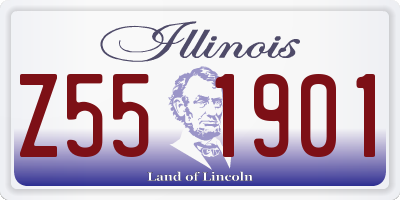 IL license plate Z551901