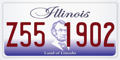IL license plate Z551902