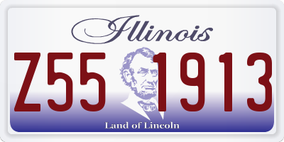 IL license plate Z551913
