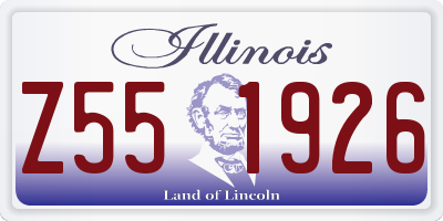 IL license plate Z551926
