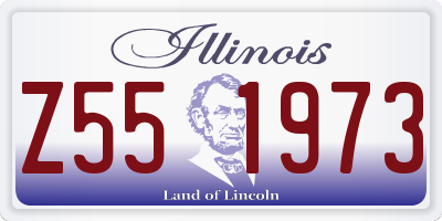 IL license plate Z551973