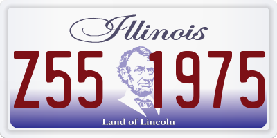 IL license plate Z551975