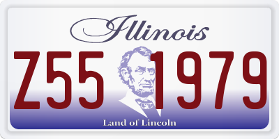 IL license plate Z551979