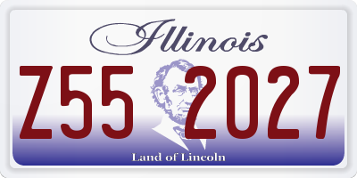 IL license plate Z552027