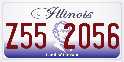 IL license plate Z552056