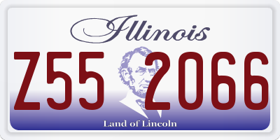 IL license plate Z552066
