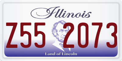 IL license plate Z552073