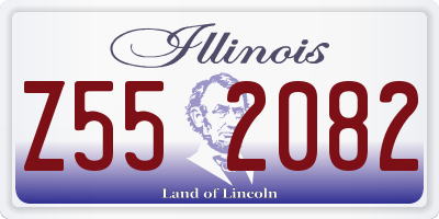 IL license plate Z552082