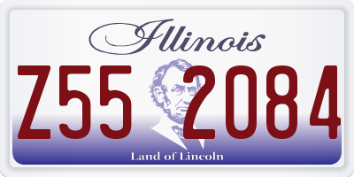 IL license plate Z552084