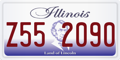 IL license plate Z552090