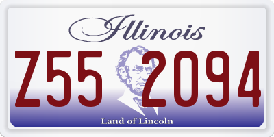 IL license plate Z552094