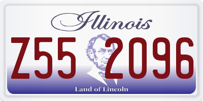 IL license plate Z552096