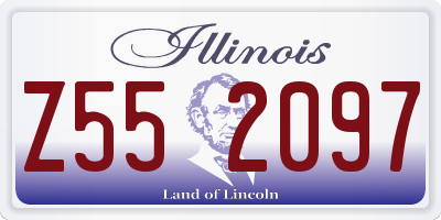 IL license plate Z552097