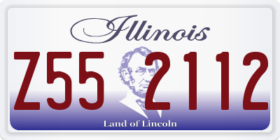 IL license plate Z552112