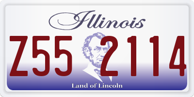 IL license plate Z552114
