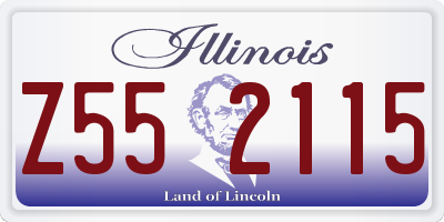 IL license plate Z552115
