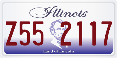 IL license plate Z552117