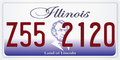 IL license plate Z552120