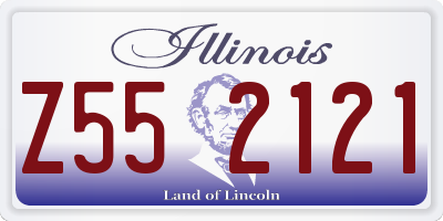 IL license plate Z552121