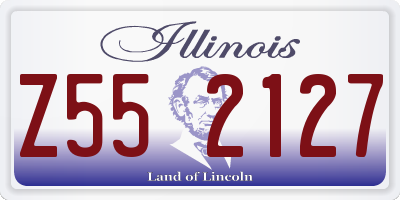 IL license plate Z552127