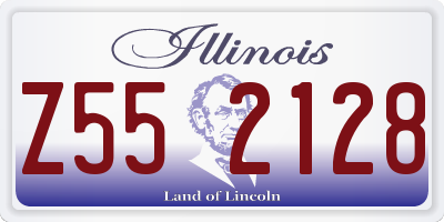 IL license plate Z552128
