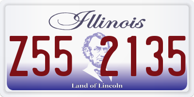 IL license plate Z552135