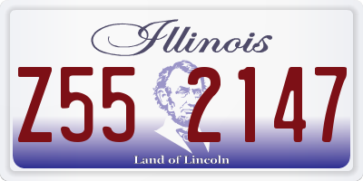 IL license plate Z552147