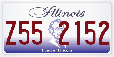 IL license plate Z552152