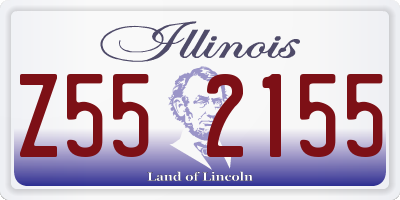 IL license plate Z552155