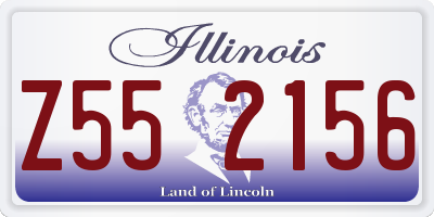 IL license plate Z552156