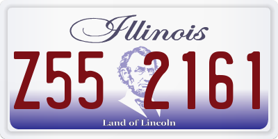 IL license plate Z552161