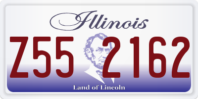 IL license plate Z552162