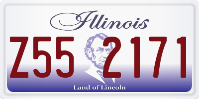 IL license plate Z552171