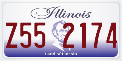 IL license plate Z552174