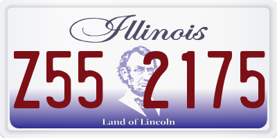 IL license plate Z552175