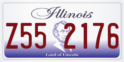 IL license plate Z552176