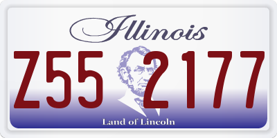 IL license plate Z552177