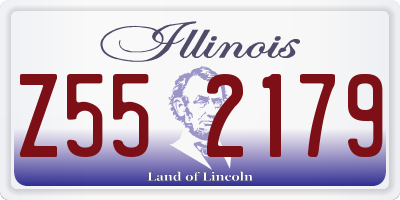 IL license plate Z552179