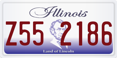 IL license plate Z552186
