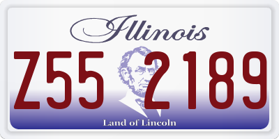 IL license plate Z552189