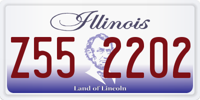 IL license plate Z552202
