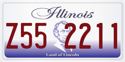 IL license plate Z552211