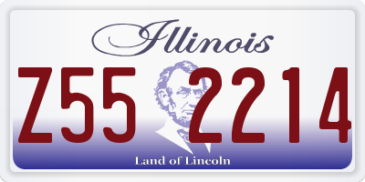 IL license plate Z552214