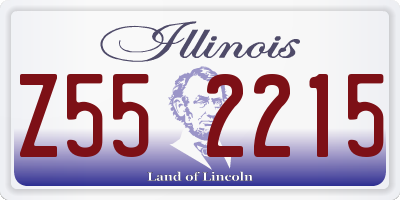 IL license plate Z552215