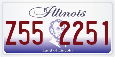 IL license plate Z552251