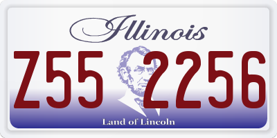 IL license plate Z552256