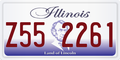 IL license plate Z552261